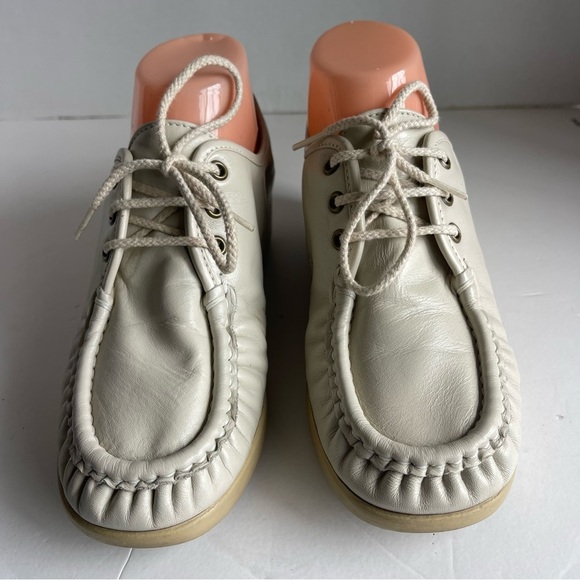 SAS Womens Size 9.0M  Beige Tan Soft Step Heel Comfort Walking Shoes Made In USA - Picture 2 of 11
